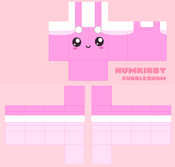 Roblox Clothes Kawaii Face Pink Overall 1 for Girl by Num-Kirby on  DeviantArt