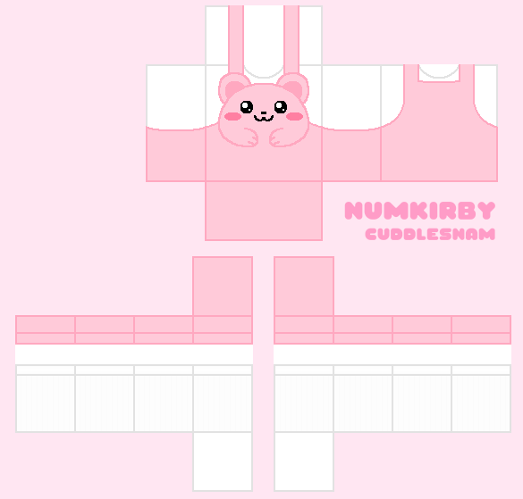 Kawaii Bunny Overall Roblox Clothing Template by Num-Kirby on DeviantArt