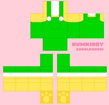 Kawaii Bunny Overall Roblox Clothing Template by Num-Kirby on DeviantArt