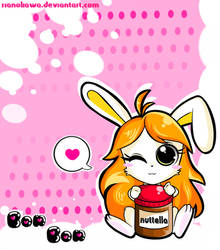 .:AT-Bon Bon:.- cute bunny love Nutella