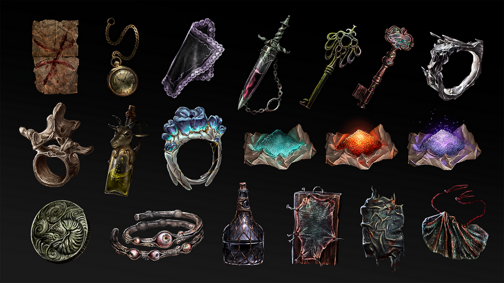 Items, part 2 by WolfsECHO on DeviantArt