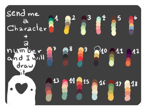 COLOR PALLETE MEME by retroFashionista on DeviantArt