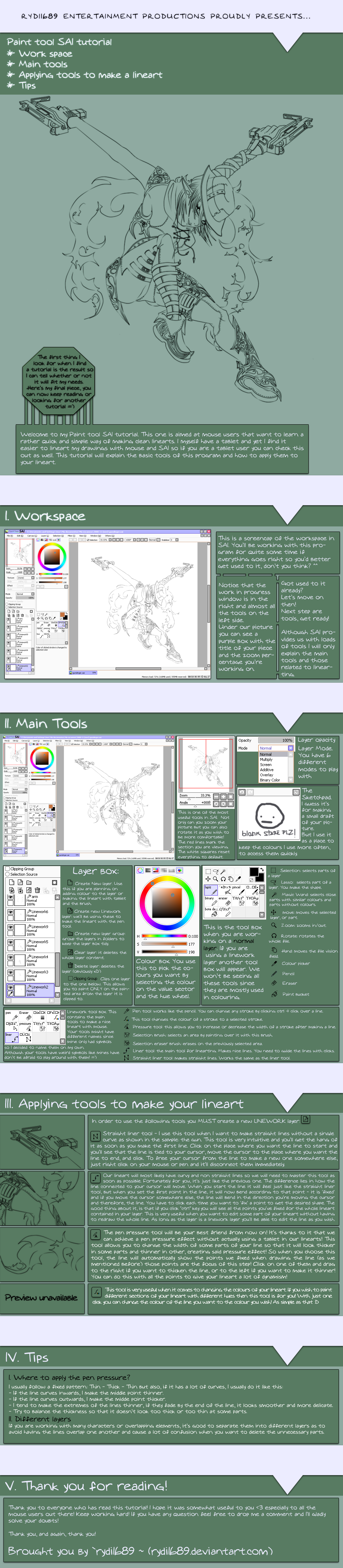 Paint Tool SAI tutorial