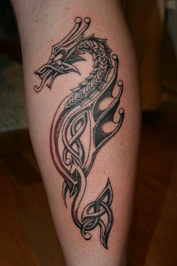 celtic dragon tattoo by r1viking on DeviantArt
