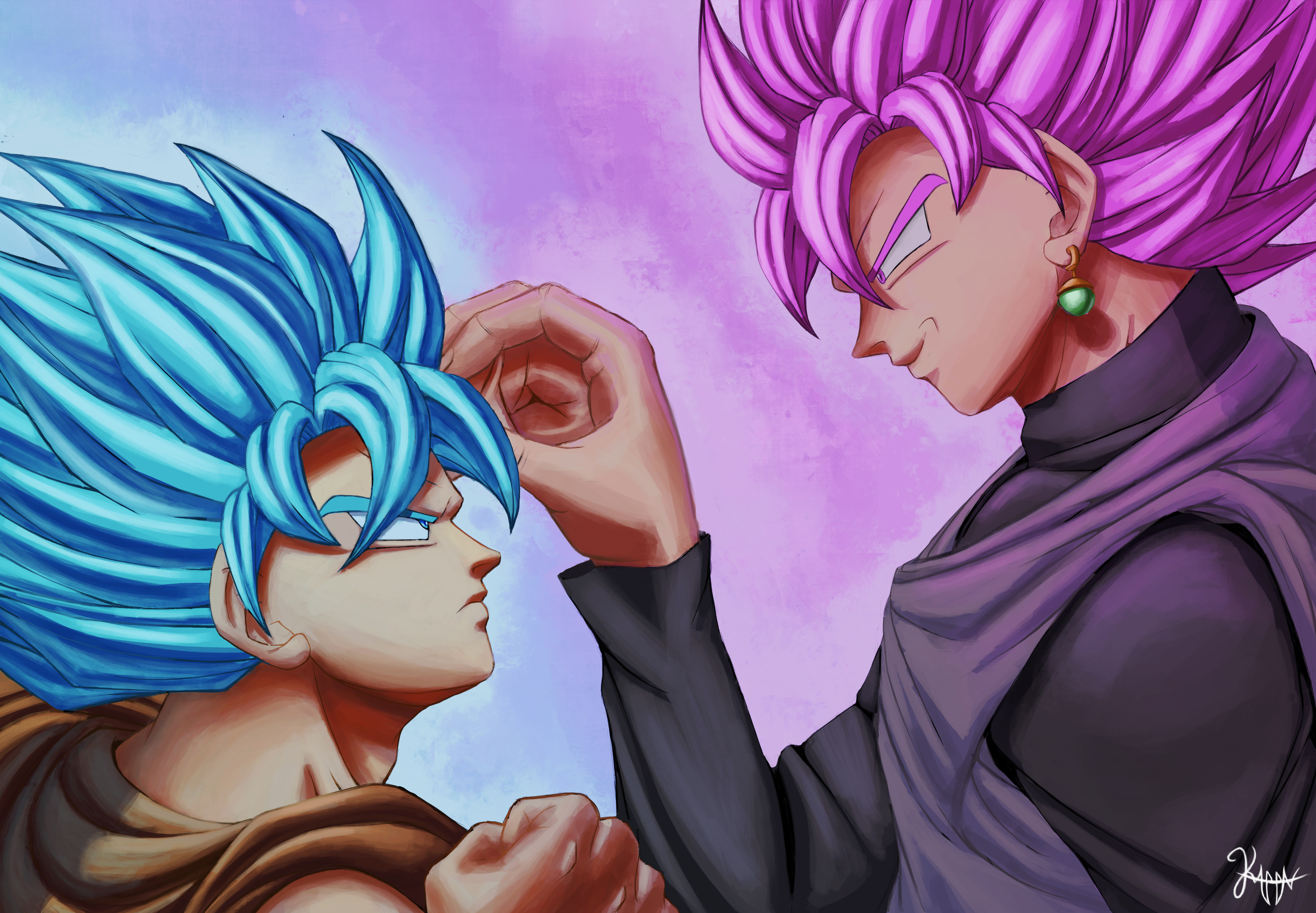 goku vs goku black - Desenho de wagnerkof - Gartic