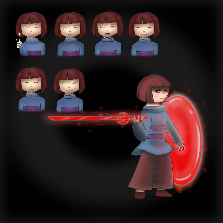 Frisk Expression Frisk Glitchetale expression ! by jupapam on DeviantArt