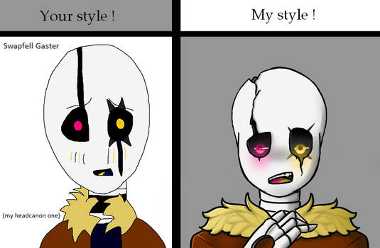 Meme style Swapfell Gaster !