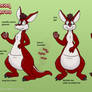 Eric Bacon Skunkaroo: Model sheet (SFW)