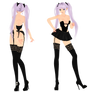 .:MMD OC Mia Ligerie Outfit:.