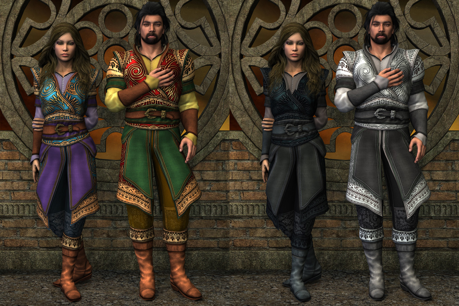 DS mats for Renaissance Tunic by Xurge 3D