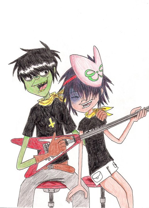 Gorillaz Murdoc And Noodle Related Keywords & Suggestions - 