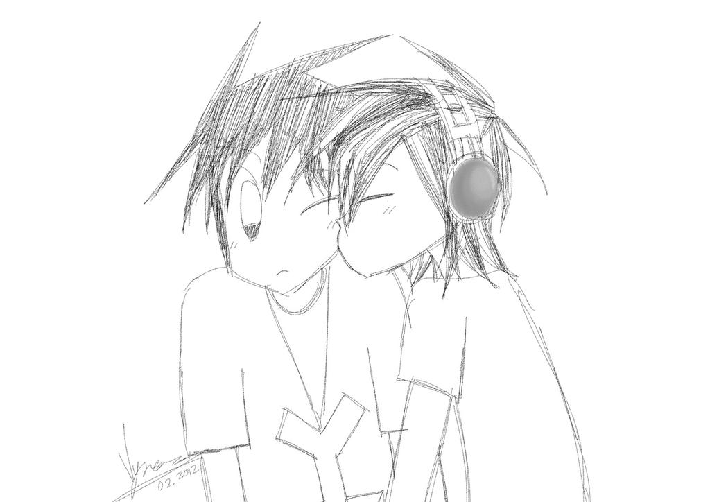 Valentine Kiss by Shinohida on DeviantArt