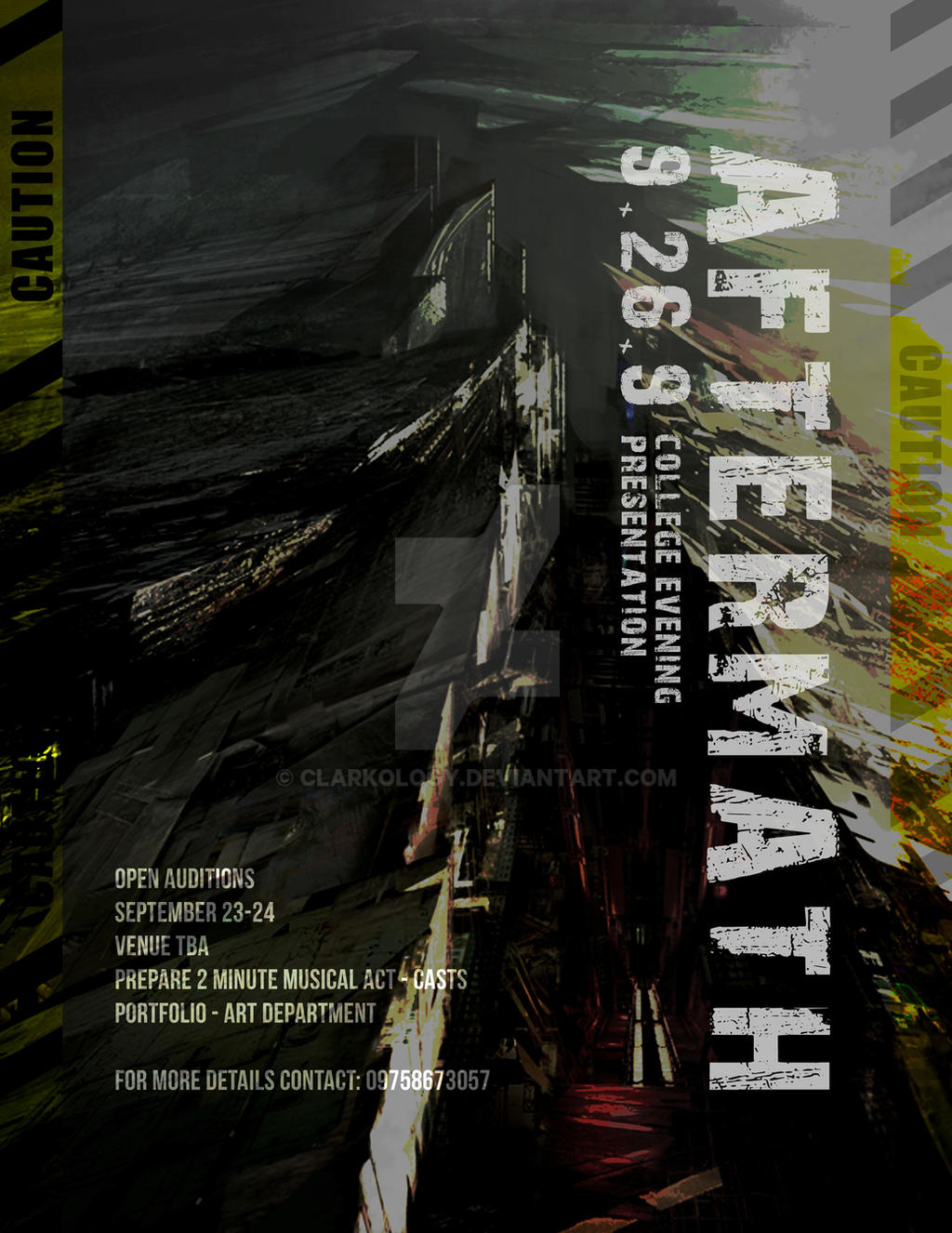 Aftermath Poster Design by Clarkology on DeviantArt