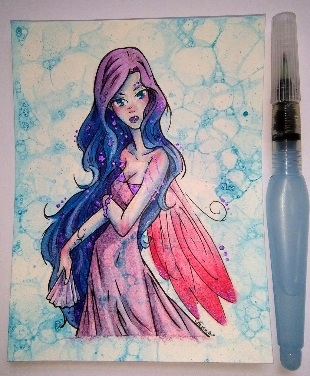 Water Colour Snow Fairy