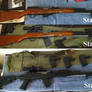 SKS rifle upgrade stages