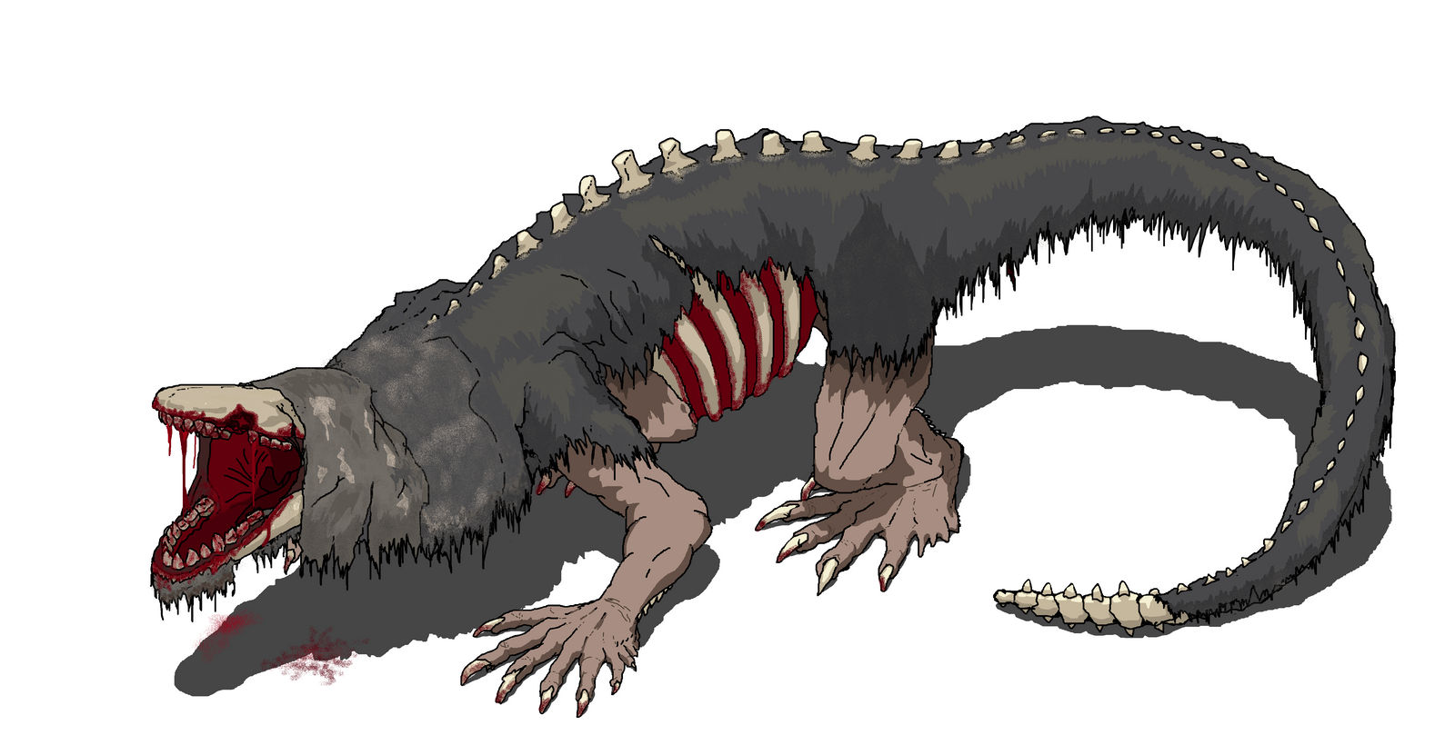 SCP-682 - Hard-to-Destroy Reptile by V0X-P0PULl