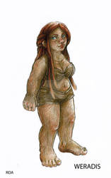 female dwarf DandD character