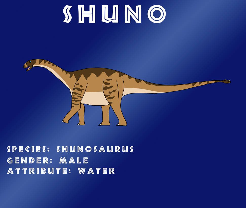 Hungasaurus Shuno The Shunosaurus by Carlie24050 on DeviantArt
