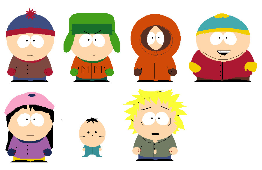 South Park A few characters by EndlessRainfall on