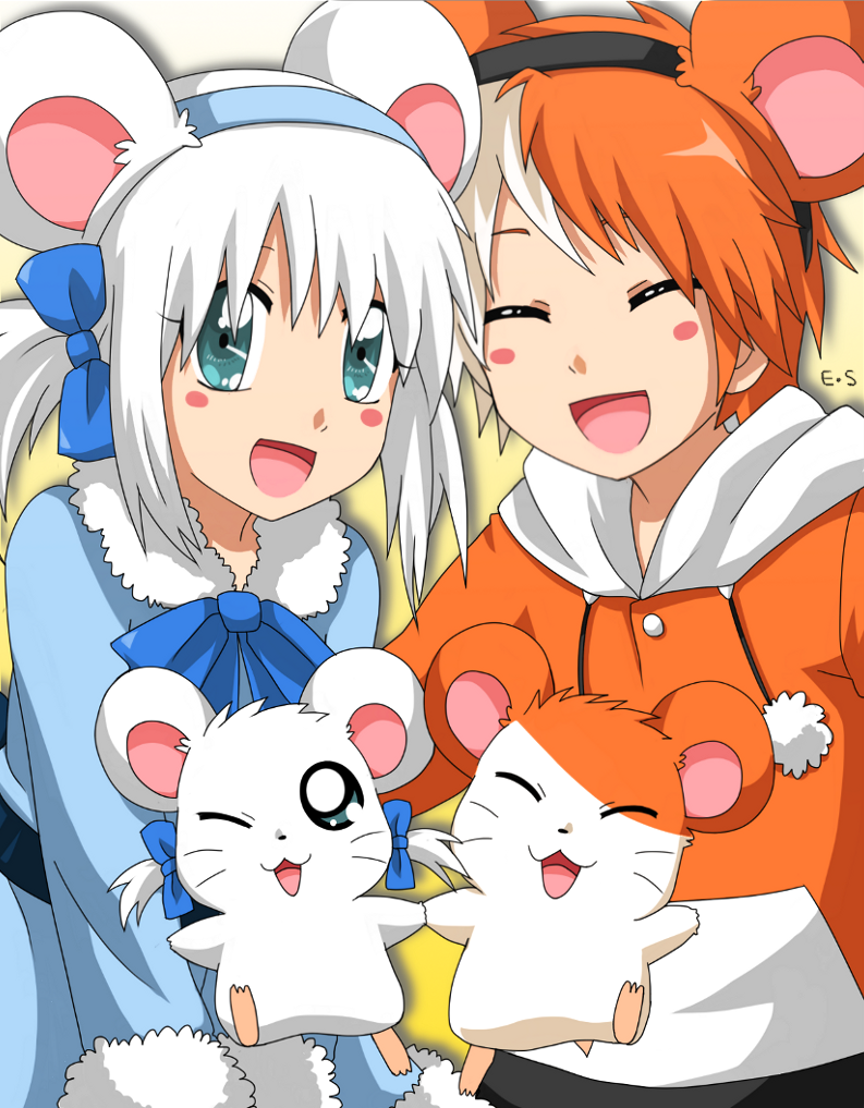 Hamtaro and Bijou :3