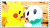 Stamp: Pikachu and Mijumaru by Endless-Rainfall