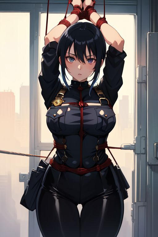 Anime Cop Tied Up With Red Ropes By AnimeBondageArt On DeviantArt anime-cop-tied-up-with-red-ropes-by-animebondageart-on-deviantart