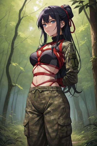 Anime Soldier Girl Tied In Rope Art By AnimeBondageArt On DeviantArt anime-soldier-girl-tied-in-rope-art-by-animebondageart-on-deviantart
