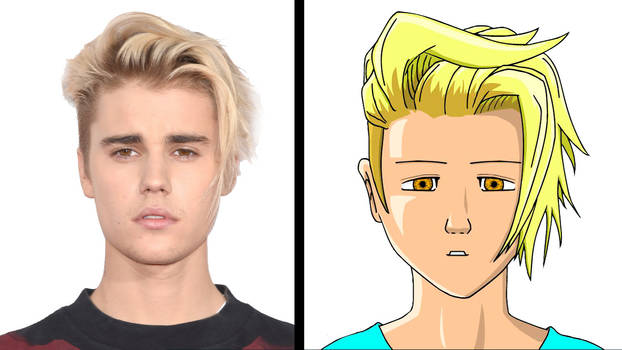 Justin Bieber - Anime Style