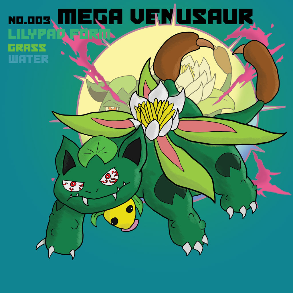 Pokemon No 003 Mega Venusaur Lilypad Form By Johnnyve3 On Deviantart Pokemon No 003 Mega Venusaur Lilypad Form By Johnnyve3 On Deviantart
