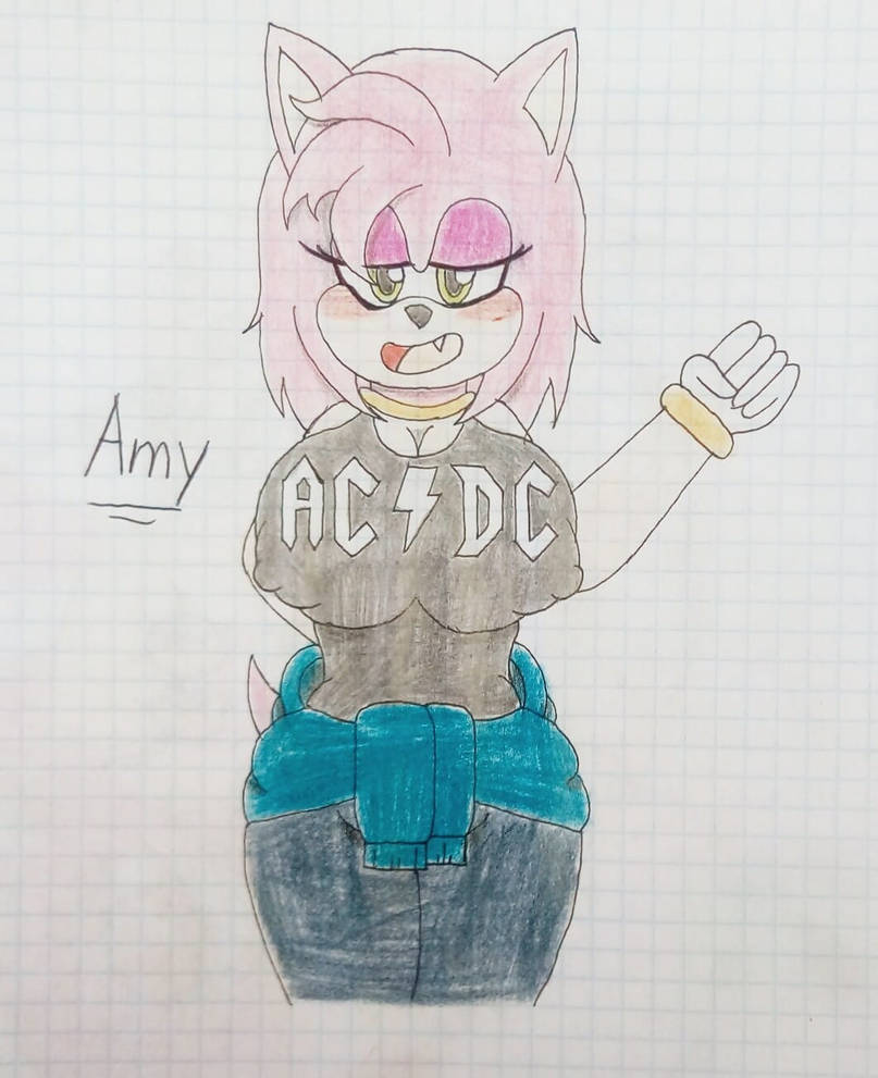 Amy Knows Rocks Amy Rose Rock by MrGameFriki on DeviantArt