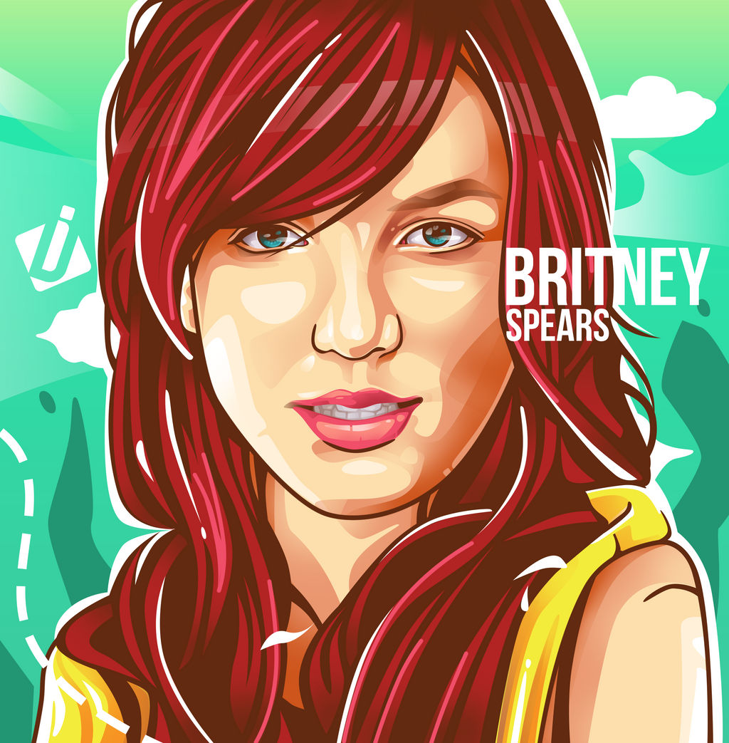 Britney Graphics Britney Spears Vector Illustration by DionisiusTiksnaP on DeviantArt