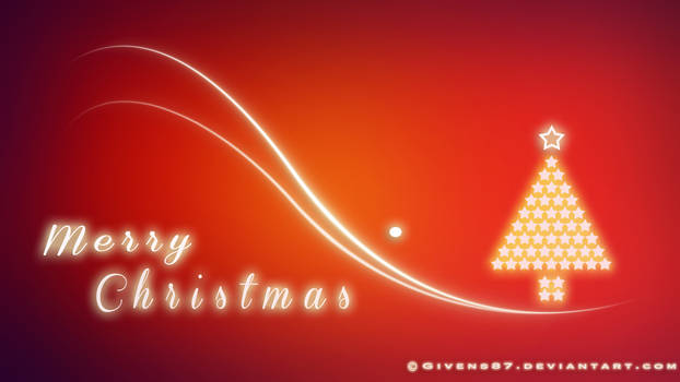 Merry Christmas Red HD Wallpaper