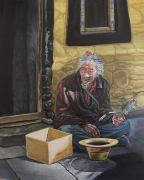 Tibetan man