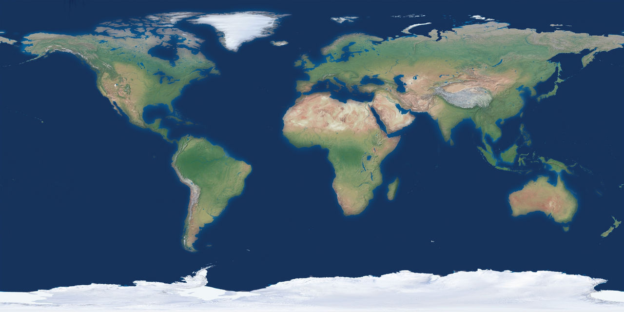 Earth Texture Normal Colour Map ( 1k ) by ColourNess on DeviantArt