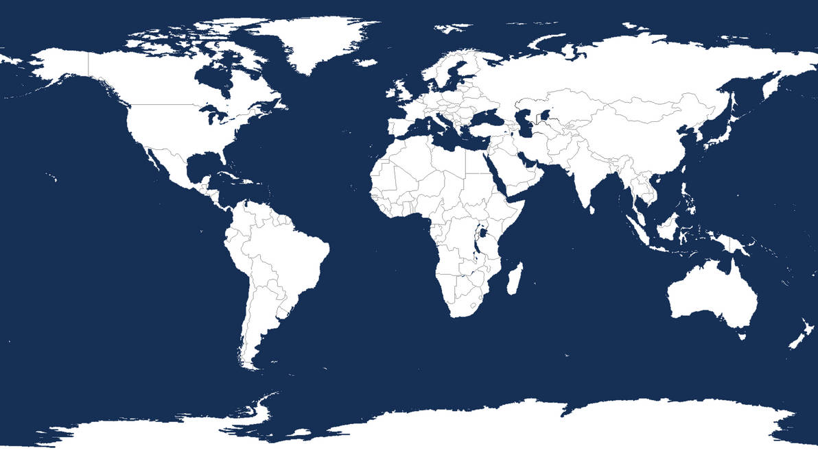 Basic Earth Earth Basic Map With Borderlines and Water Remade by ColourNess on ...