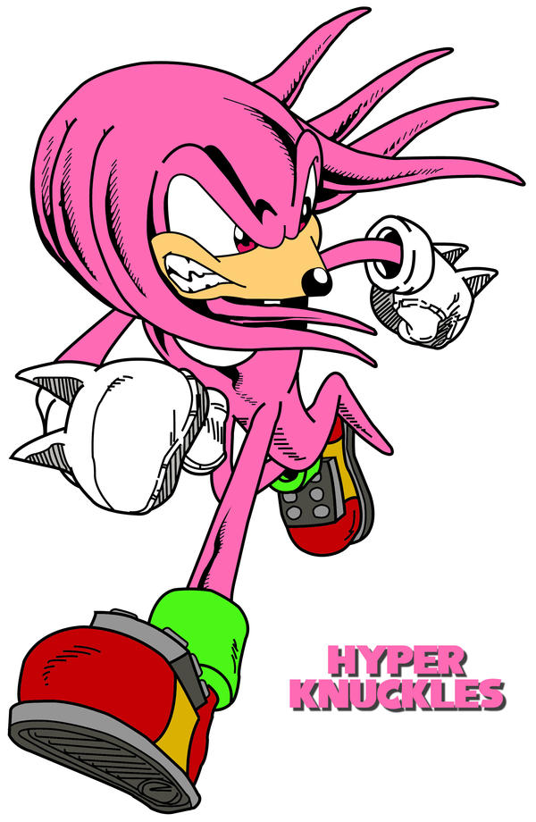 Hyper Knuckles Drawing Hyper Knuckles Returns by sonicfan1987 on DeviantArt