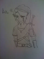 My Epic Link Drawing!! T^T