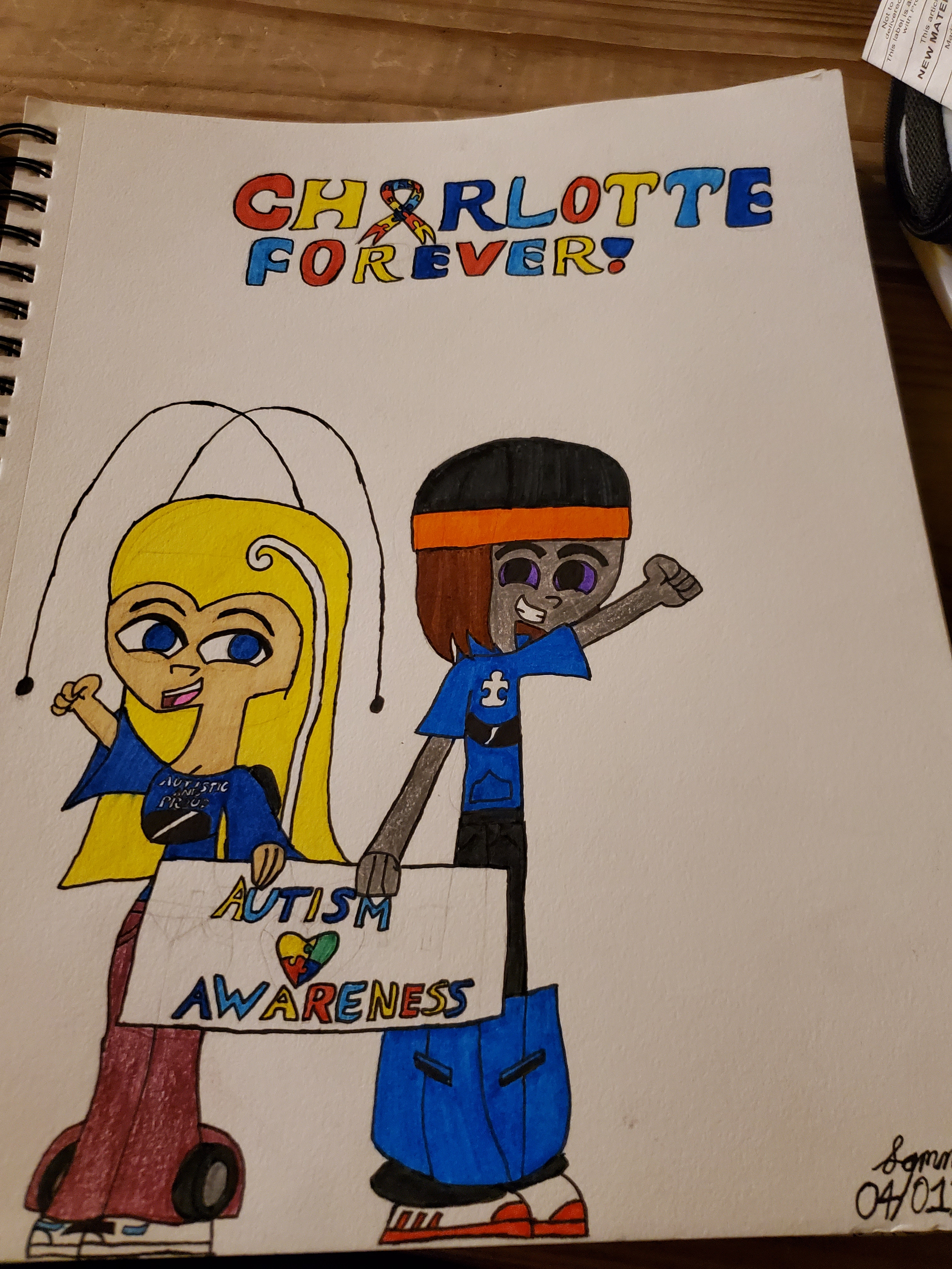 Charlotte Forever Autism Awareness Month Poster