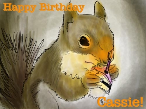 HAPPY BIRTHDAY, CASSIE -