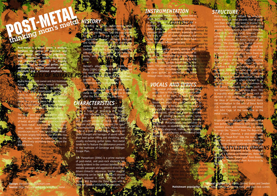 Post-Metal: Random Spread 01 by the-ruthless