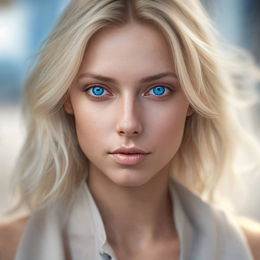 Blonde Front View by ahabmo on DeviantArt