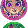 Judy and Nick buttons