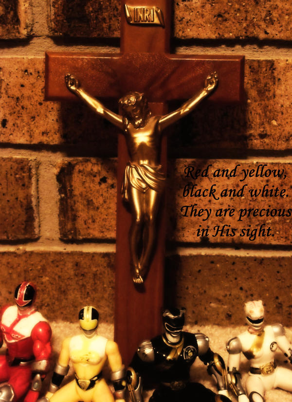 Jesus Loves the Power Rangers by SwirlyRockStar on DeviantArt