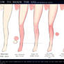 HOW TO SHADING THE LEGS