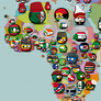 Alternate map of Africa with countryballs #1