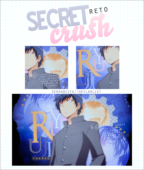 Secret crush - Ryuuji [Reto DT]