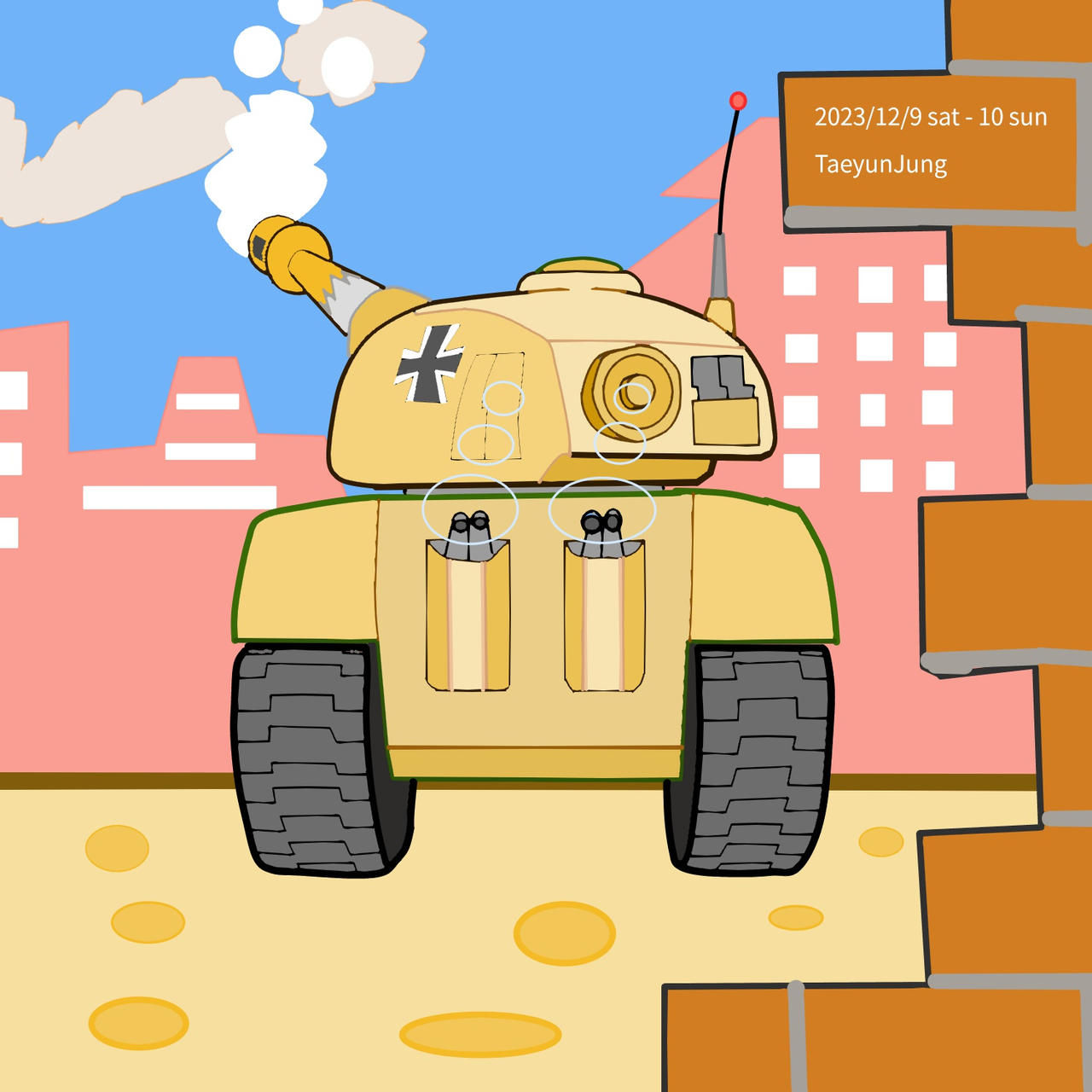 WW2 German heavy tank by TaeyunJung on DeviantArt