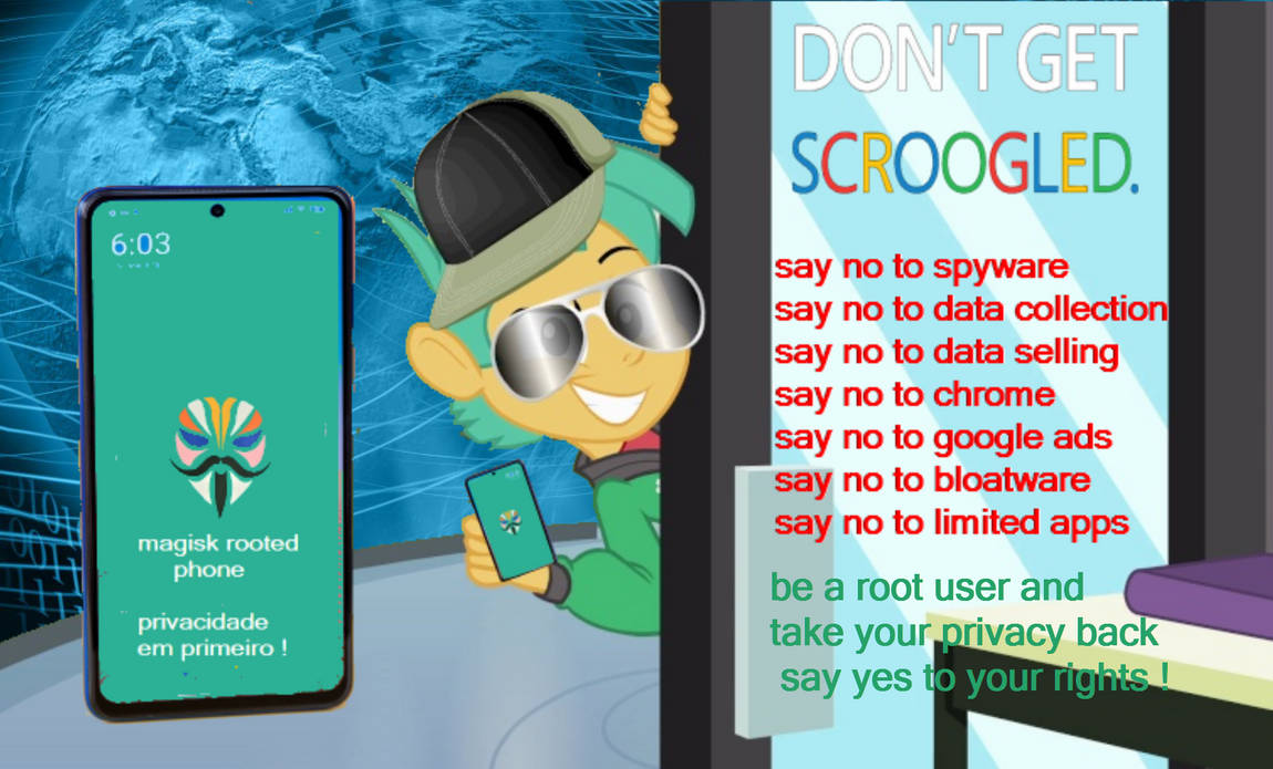 android magisk rooted phone meme by z888k on DeviantArt