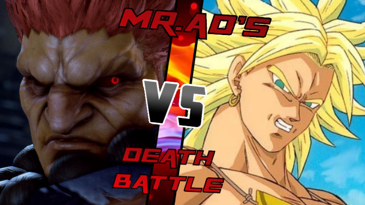 Akuma VS Broly by Mr-AD