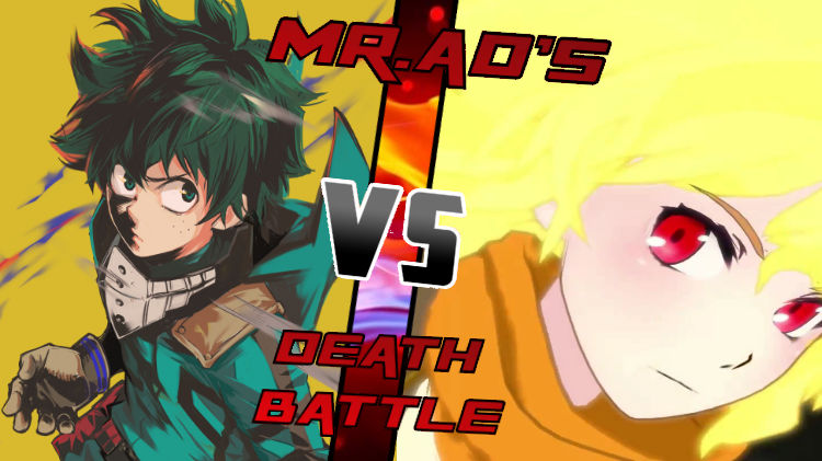 Izuku Midoriya VS Yang Xiao Long by Mr-AD